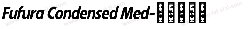 Fufura Condensed Med字体转换